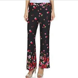 NWT Counterparts Floral Print Palazzo Pants Small